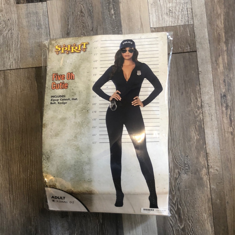 Police costume. Never worn. XS 0-2